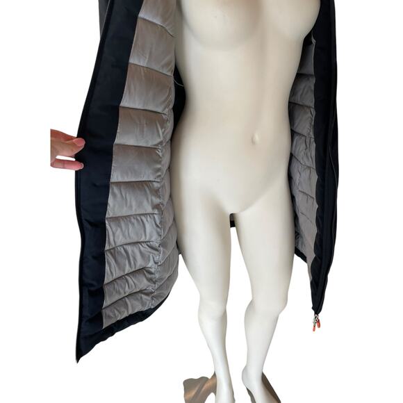 Save The Duck Down Rain Coat Black Size 2 Medium - Picture 13 of 13